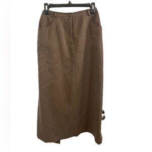 Talbots Brown Pencil Skirt